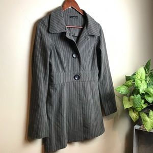 Cortelle stripped Jacket button down blazer vint.